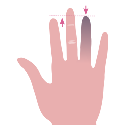 норма длины безымянного пальца